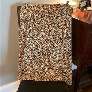 Leopard Print Skirt